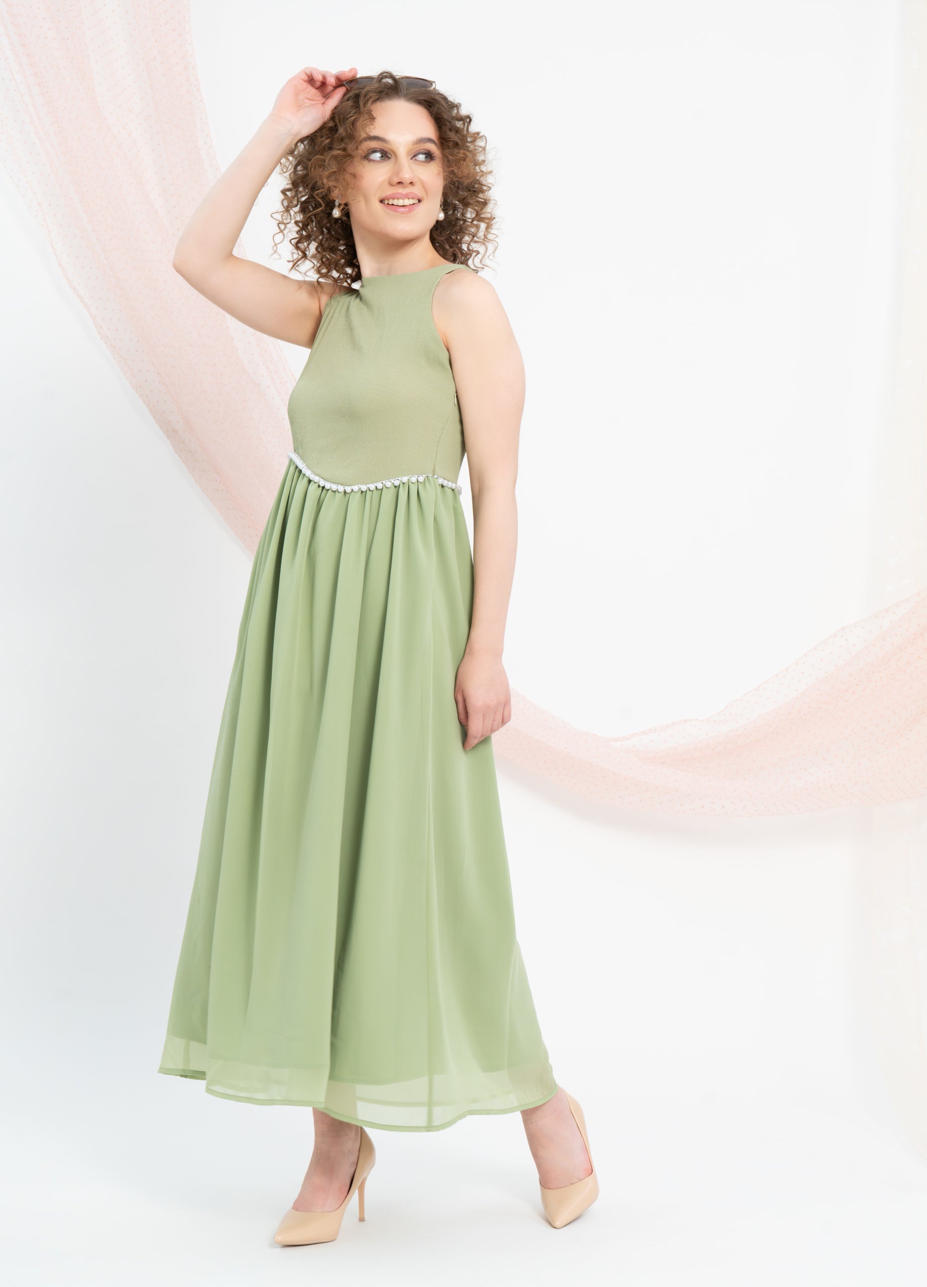 Love is in the Air Dress - Green