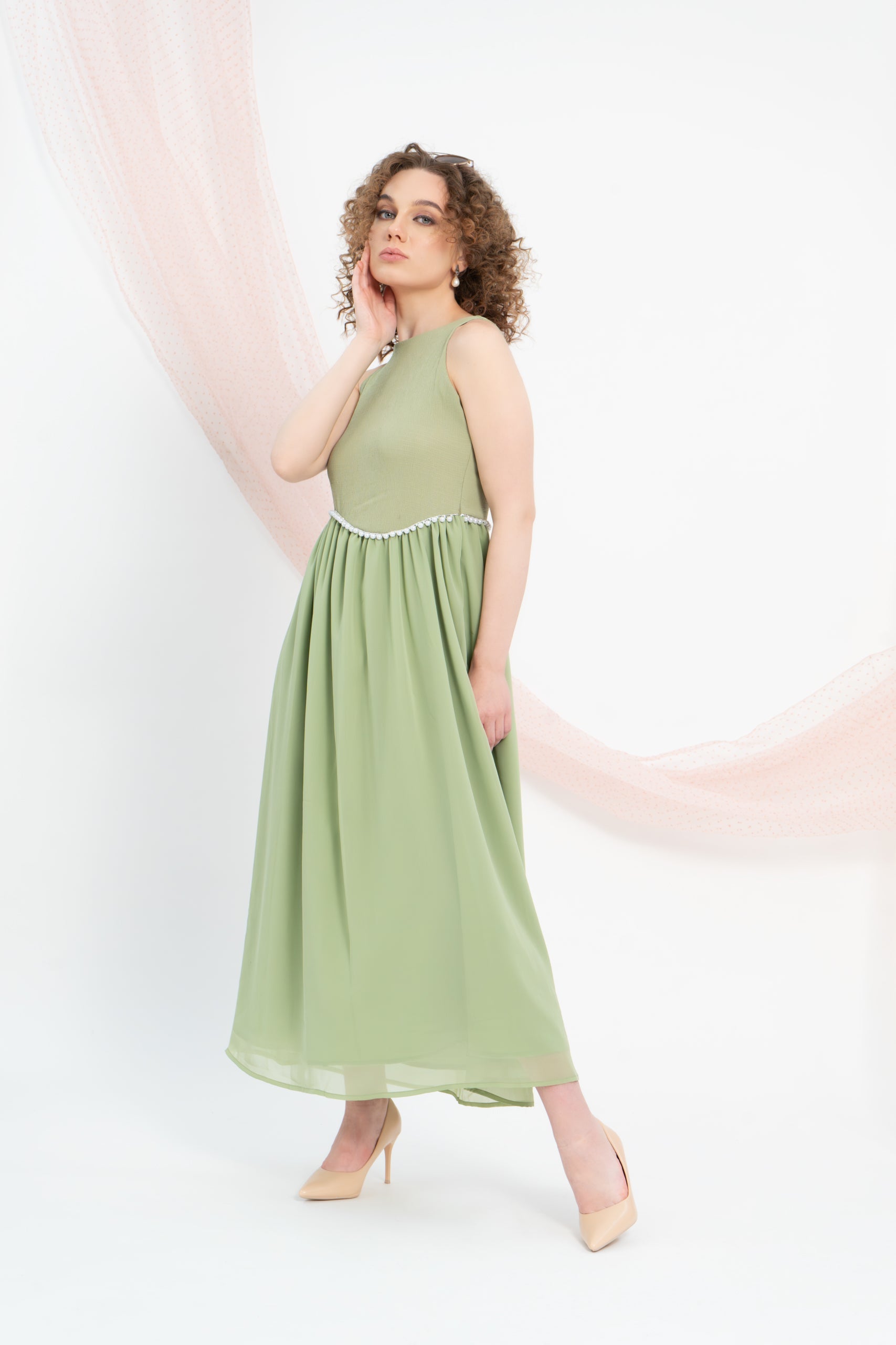 Love is in the Air Dress - Green